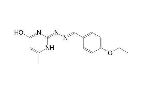 4-ethoxybenzaldehyde [(2E)-4-hydroxy-6-methylpyrimidinylidene]hydrazone