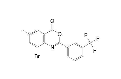 8-bromo-6-methyl-2-(alpha,alpha,alpha-trifluoro-m-tolyl)-4H-3,1-benzoxazin-4-one