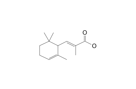 Cyclohex-2-ene-1-acrylic acid, 2,6,6,.alpha.-tetramethyl-