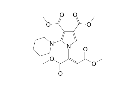 (E)-1,2-Bis(methoxycarbonyl)-1-[3,4-bis(methoxycarbonyl)-2-(piperidino)pyrrolyl]ethene