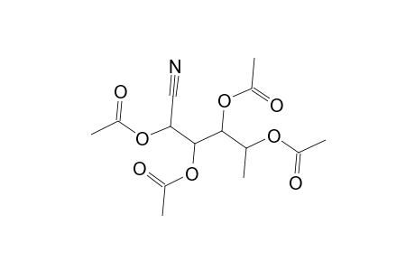 1-cyanopentane-1,2,3,4-tetrayl tetraacetate