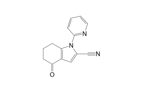 4-Oxo-1-(pyridin-2-yl)-4,5,6,7-tetrahydro-1H-indole-2-carbonitrile