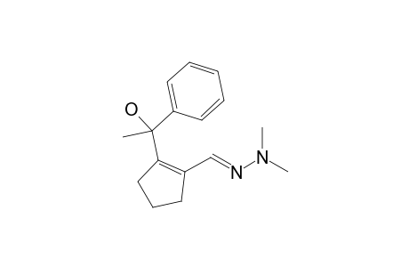 2-(1-Hydroxy-1-phenylethyl)cyclopentene-1-carboxaldehyde N,N-dimethylhydrazone