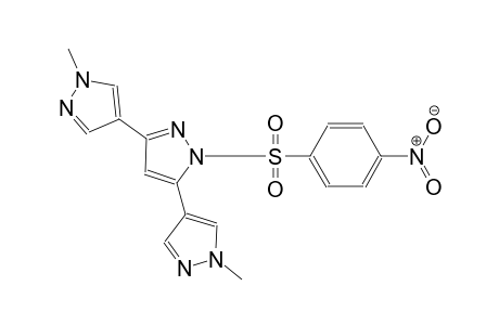 1,1''-dimethyl-1'-((4-nitrophenyl)sulfonyl)-1H,1'H,1''H-4,3':5',4''-terpyrazole