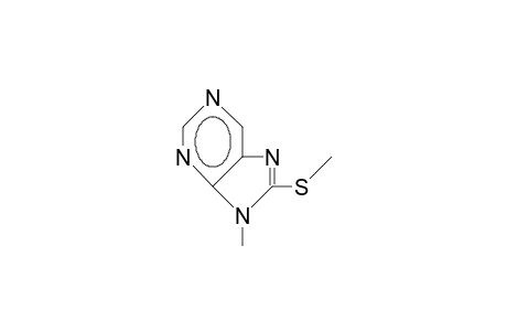 8-(Methylthio)-9-methylpurine
