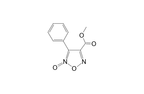 5-oxido-4-phenyl-furazan-5-ium-3-carboxylic acid methyl ester