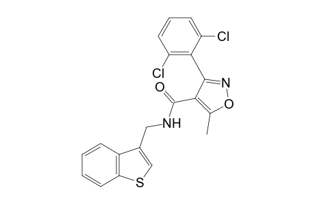 N-[(benzo[b]thien-3-yl)methyl]-3-(2,6-dichlorophenyl)-5-methyl-4-isoxazolecarboxamide