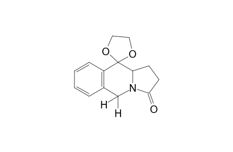 1,2,5,10a-tetrahydrospiro[1,3-dioxolane-2,10'-[10H]pyrrolo[1,2-b]isoquinolin]-3-one