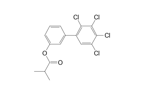 3-Hydroxy-2',3',4',5'-tetrachlorobiphenyl, 2-methylpropionate