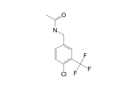 4-Chloro-3-(trifluoromethyl)benzylamine, N-acetyl