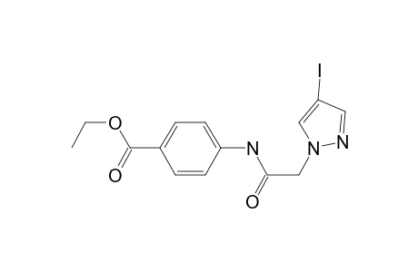 Acetamide, 2-(4-iodo-1H-pyrazol-1-yl)-N-(4-ethoxycarbonyl)phenyl-