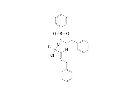 N'-Benzyl-2,2,2-trichloro-N-[1-(4-methylphenylsulfonamido)-2-phenylethylidene]acetimidamide