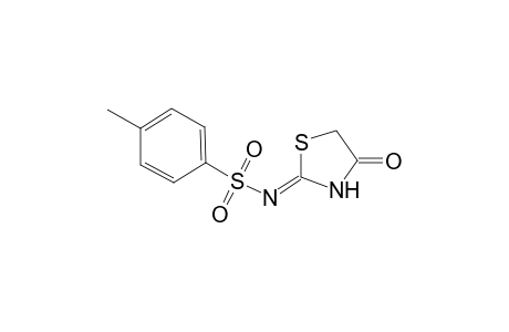 4-Methyl-N-(4-oxo-thiazolidin-2-ylidene)-benzenesulfonamide