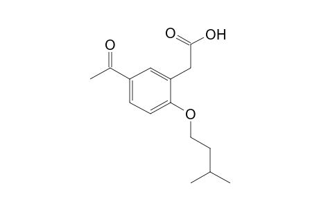 [5-acetyl-2-(isopentoxy)phenyl]acetic acid