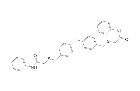 acetamide, 2-[[[4-[[4-[[[2-oxo-2-(phenylamino)ethyl]thio]methyl]phenyl]methyl]phenyl]methyl]thio]-N-phenyl-