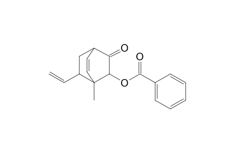 1-Methyl-7-ethenyl-6-benzoyloxy-bicyclo[2.2.2]oct-2-ene-5-one