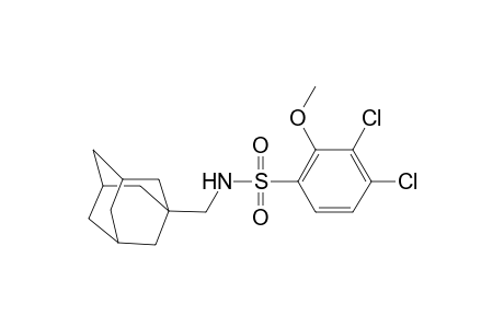 N-(1-adamantylmethyl)-3,4-dichloro-2-methoxybenzenesulfonamide