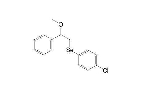 4-Chlorophenyl(2-methoxy-2-phenylethyl)selane