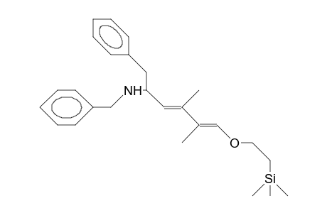 (E,Z)-N,N-Benzyl-2-(6-[2'-trimethylsilyl-ethoxy]-4,5-dimethyl-1-phenyl)-hexa-3,5-dienylamine