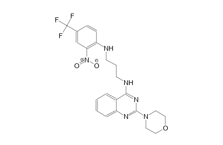 N~1~-[2-(4-morpholinyl)-4-quinazolinyl]-N~3~-[2-nitro-4-(trifluoromethyl)phenyl]-1,3-propanediamine