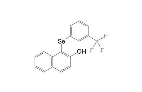 1-[3-(Trifluoromethyl)phenylselanyl]naphthalen-2-ol