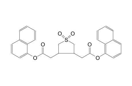 1-naphthyl {4-[2-(1-naphthyloxy)-2-oxoethyl]-1,1-dioxidotetrahydro-3-thienyl}acetate