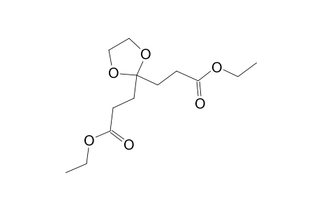 1,3-Dioxolane-2,2-dipropanoic acid, diethyl ester