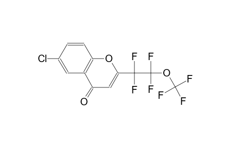 4H-1-benzopyran-4-one, 6-chloro-2-[1,1,2,2-tetrafluoro-2-(trifluoromethoxy)ethyl]-