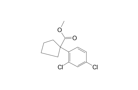 1-(2,4-dichlorophenyl)cyclopentanecarboxylic acid, methyl ester