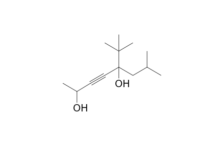 5-tert-Butyl-7-methyloct-3-yn-2,5-diol