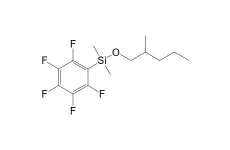 2-Methylpentanol, dimethylpentafluorophenylsilyl ether