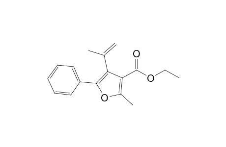 4-isopropenyl-2-methyl-5-phenyl-furan-3-carboxylic acid ethyl ester