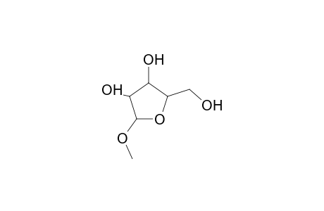 1-Methyl.beta.-D-ribofuranoside