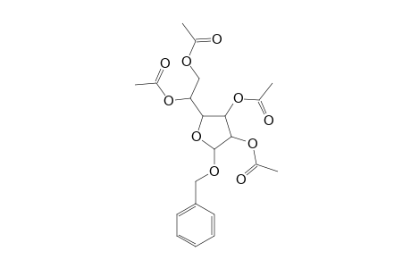 .Beta.-D-Glucofuranoside, benzyl-, 2,3,5,6-tetraacetate