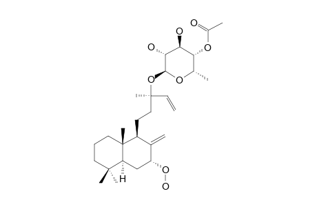 7-ALPHA-HYDROPEROXYLABDA-8(17),14-DIEN-13(R)-OL-4-O-ACETYL-ALPHA-L-6-DEOXYIDOPYRANOSIDE