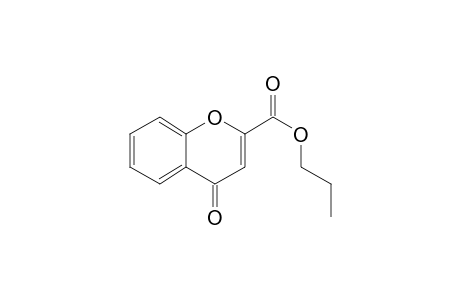 Chromone-2-carboxylic acid, N-propyl ester