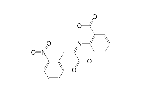 2-{[1-Carboxy-2-(2-nitrophenyl)ethylidene]amino}benzoic acid