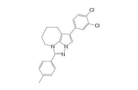 4-(3,4-Dichlorophenyl)-1-(4-methylphenyl)-5,6,7,8-tetrahydro-2,2a,8a-triazacyclopenta[cd]azulene