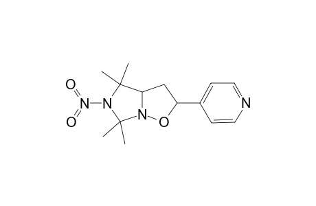 Imidazolo[3,4-b]isoxazole, perhydro-4,4,6,6-tetramethyl-5-nitro-2-(4-pyridyl)-