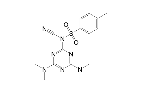 N-Cyano-N-[4,6-bis(dimethylamino)-1,3,5-triazin-2-yl]-p-toluenesulfonamide