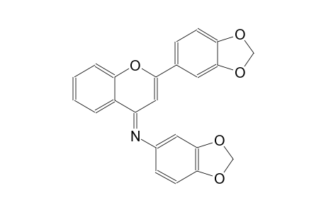 N-[(4E)-2-(1,3-benzodioxol-5-yl)-4H-chromen-4-ylidene]-1,3-benzodioxol-5-amine