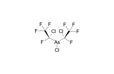 ERYTHRO-BIS(1-CHLOROTETRAFLUOROETHYL)CHLOROARSINE