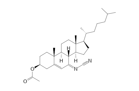 3.beta.-Acetoxy-7-[N-(cyanoimino)]-3-acetoxy-5-cholestene