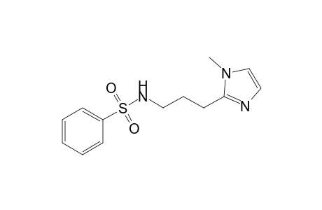 N-[3-(1-methyl-2-imidazolyl)propyl]benzenesulfonamide