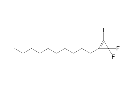 3,3-DIFLUORO-1-IODO-2-DECANYL-CYCLOPROPENE