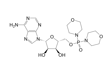 Adenosine, 5'-o-(di-4-morpholinylphosphinate)