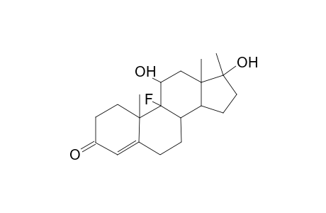 11-.beta.,17-.beta.-Dihydroxy-9-.alpha.-fluoro-17-.alpha.-methyl-4-androster-3-one