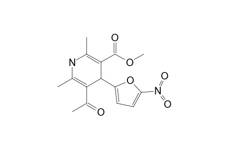 4-(5'-Nitro-2'-furyl)-3-acetyl-5-(methoxycarbonyl)-2,6-dimethyl-1,4-dihydropyridine