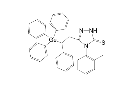 3-(2-phenyl-2-(triphenylgermyl)ethyl)-4-o-tolyl-1H-1,2,4-triazole-5(4H)-thione