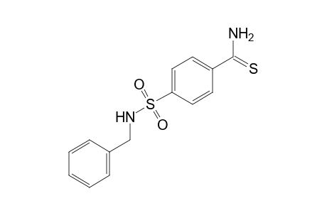 p-(benzylsulfamoyl)thiobenzamide